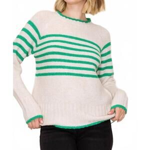 NEW STACCATO soulter sweater in green